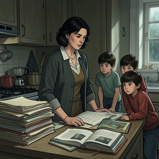 The Mother’s Impossible Hope from "The Lover". This flow traces The Mother’s attempts to rescue the family through education, land, migration, and renewed enterprise.