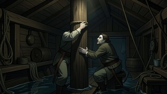 The Prison Ship from "William Tell". The Prison Ship A dungeon at sea William Tell is placed in the dark hold of Hermann Gessler’s ship, bound and unarmed.