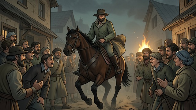 News Approaches from "William Tell". News Approaches A messenger arrives Rosselmann approaches the gathering and says that strange events have occurred.