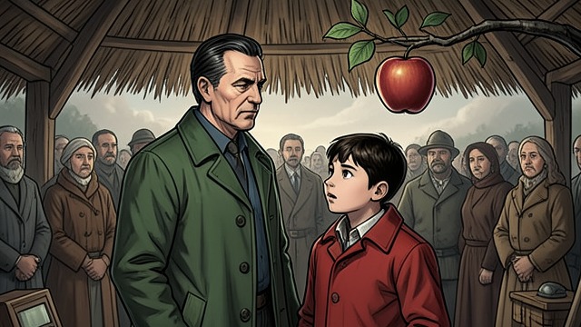 A Dangerous Claim from "William Tell". A Dangerous Claim Pride in his father Walter tells Hermann Gessler that William Tell can hit an apple at a hundred yards.