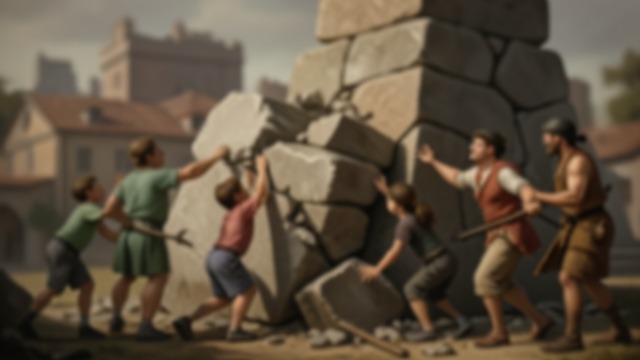 Dismantling the Fortresses from "William Tell". Dismantling the Fortresses Revolt becomes action After Gessler’s death, people across the country seize the fortresses built during his rule.