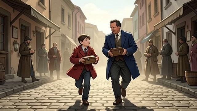 The Longed-For Journey from "William Tell". The Longed-For Journey A promised outing Walter cries to accompany William Tell because his father had promised to take him to town.