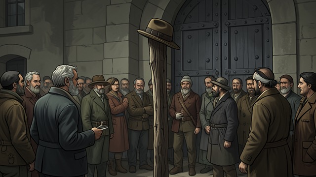 The Pole Preserved from "William Tell". The Pole Preserved Destruction considered The people bring the hat and pole forward and propose burning them as signs of tyranny.