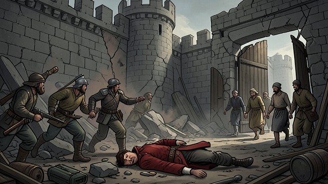 The Regime Falls from "William Tell". The Regime Falls Symbols lose their enforcer With Hermann Gessler dead, the Swiss people attack the fortresses that embodied his rule.