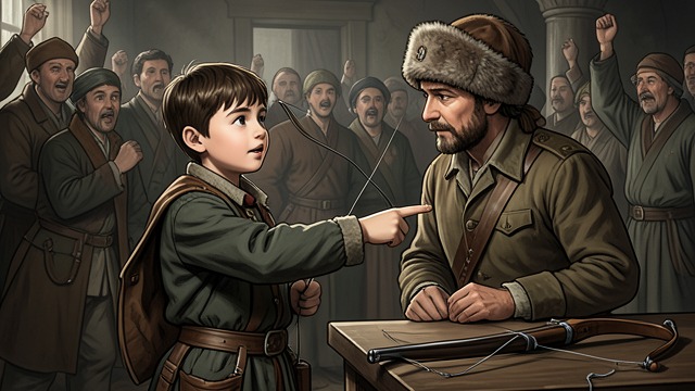 A Son’s Praise from "William Tell". A Son’s Praise Admiration spoken aloud Walter tells Hermann Gessler that his father is the best shot in Switzerland.