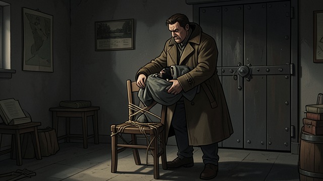 A Threat Behind Mercy from "William Tell". A Threat Behind Mercy A promise carefully limited Gessler says he will preserve William Tell’s life but denies him freedom and orders him bound.