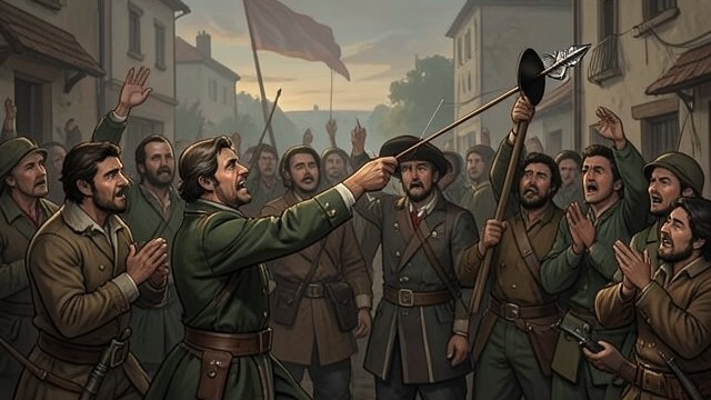 Individual Deed, Public Meaning from "William Tell". Individual Deed, Public Meaning A single arrow William Tell pierces the hat and pole with a precise shot.