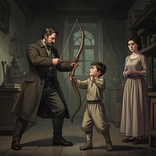 The Children’s Drills from "William Tell". This thread traces William Tell’s effort to prepare his sons for a future struggle and Hedwig’s resistance to the household costs of that preparation.