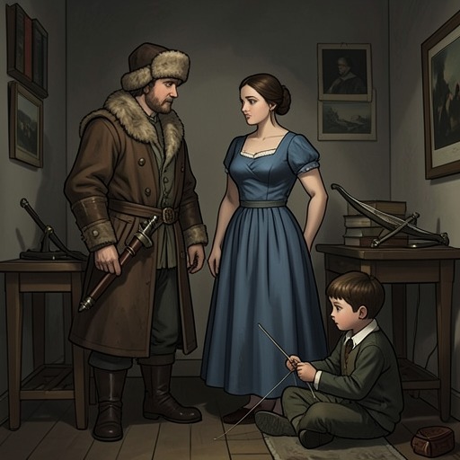 Hedwig and William’s Marriage from "William Tell". This thread follows a marriage whose everyday disagreements reveal mutual concern beneath different attitudes toward risk and public duty.