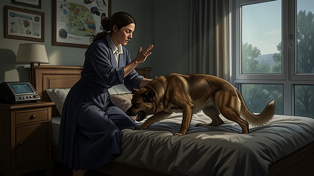 The First Boundary from "The Friend". The First Boundary A growl in the bedroom When the Narrator tries to move Apollo from the bed, he growls.