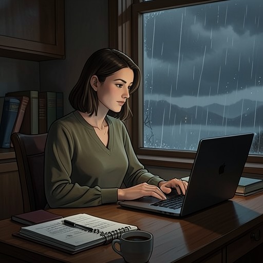 Writing as a Difficult Vocation from "The Friend". This flow traces the Narrator’s struggle to continue writing amid grief, shame, professional competition, and doubts about literature’s value.