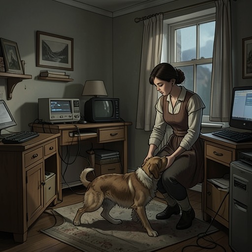 The Apartment and the Dog from "The Friend". This flow traces how keeping Apollo turns an act of care into a housing crisis, then follows the Narrator’s effort to secure a lawful way to remain together.