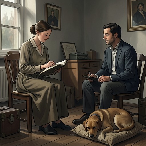 The Psychologist Friend’s Chosen Life from "The Friend". This flow traces the psychologist friend’s departure from literary ambition toward therapy work, private writing, and a different account of meaningful labor.