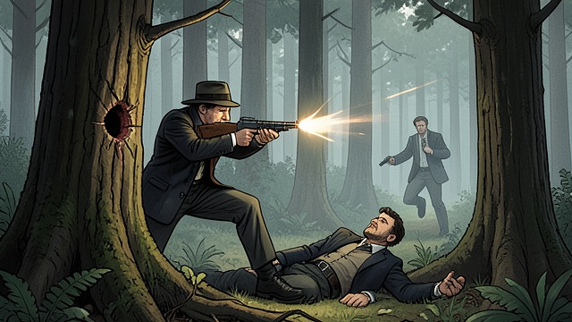 The Second Attempt from "The Girl with the Dragon Tattoo". The Hunt Continues The Pursuit The shooter fires again as Mikael Blomkvist moves through the terrain.