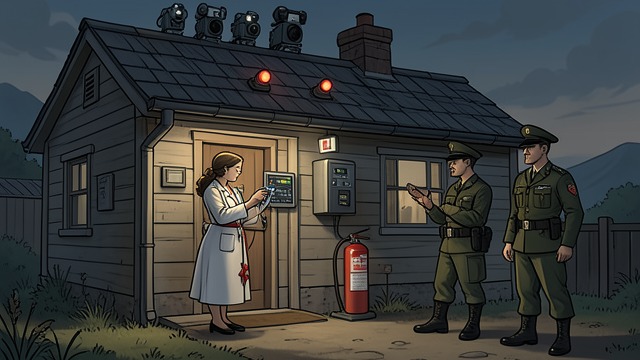 Security at the Cottage from "The Girl with the Dragon Tattoo". A Fortified Home The Measures Lisbeth Salander installs cameras, alarms, sensors, and fire equipment.