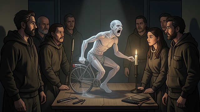 The Cycling Death from "Doctor Sleep". The End of an Era Body fades in cycles Grampa Flick repeatedly becomes translucent and solid again, experiencing visible pain as his body fails.