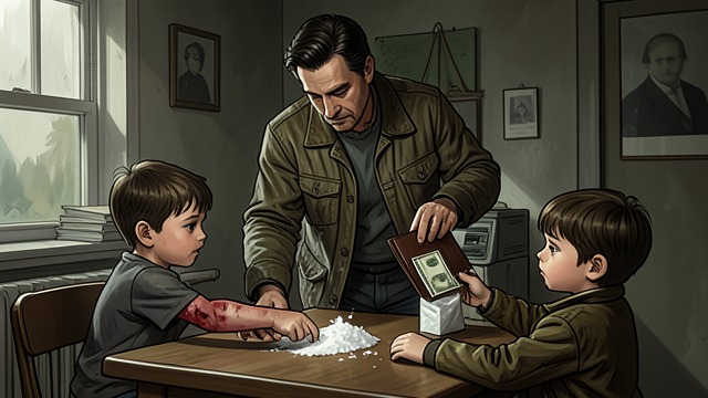 Tommy Reaches for Cocaine from "Doctor Sleep". A Child in the Room A dangerous discovery Dan finds Tommy alone near cocaine and notices bruises on the child.