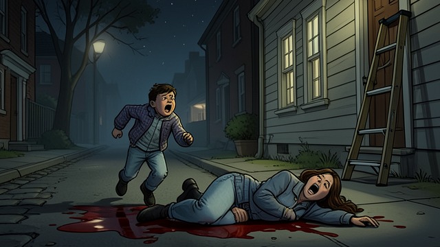 The Neighbor’s Fall from "Doctor Sleep". A Warning That Saves A child’s urgent message Abra screams that a neighbor has fallen and is bleeding.