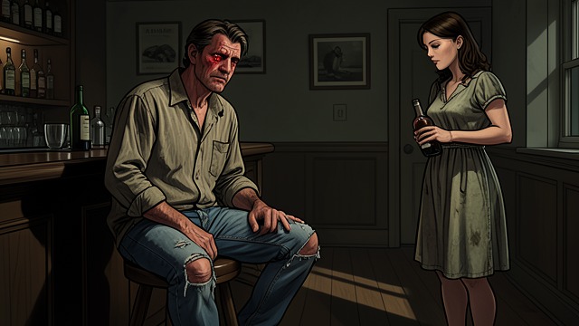 A Barroom Beginning from "Doctor Sleep". Another Lost Night Impaired judgment Dan drinks heavily, fights, and leaves a bar with Deenie.