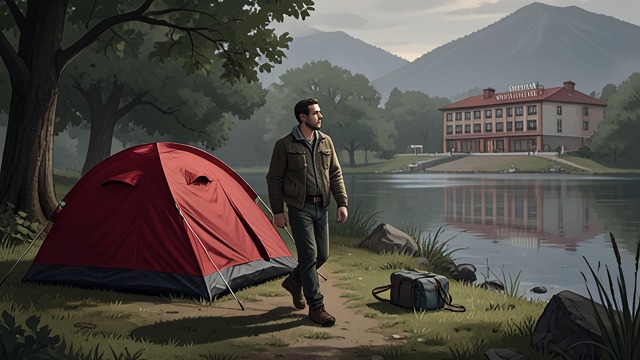 The Site Reclaimed from "Doctor Sleep". Near the Old Hotel A campground over familiar ground Dan discovers that the True Knot’s Bluebell base occupies the landscape around the former Overlook.