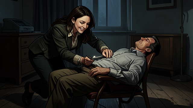 The Movie-Theater Hustle from "Doctor Sleep". Control Through Suggestion A practiced scheme Andi uses her talent to make a businessman sleep, then robs and cuts him while he believes the pain is a dream.