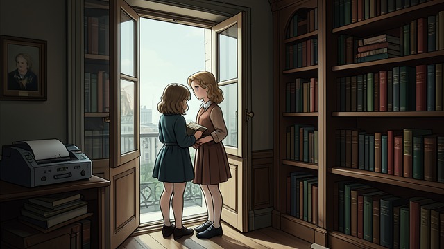 Library Trespass from "The Book Thief". Library Trespass Entering Through Glass Liesel and Rudy Steiner enter the open library window at 8 Grande Strasse.