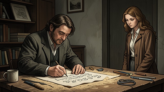 Painted Alphabet from "The Book Thief". Painted Alphabet Starting from Scratch Hans Hubermann abandons the difficult grave-digging text and draws letters on sandpaper.