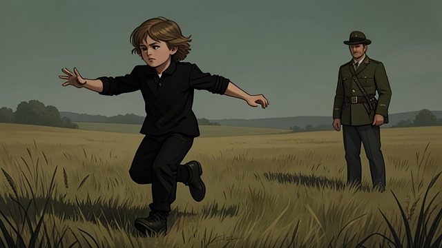 Jesse Owens Imitation from "The Book Thief". Jesse Owens Imitation A Child’s Admiration Rudy Steiner paints himself black and runs at Hubert Oval as Jesse Owens.