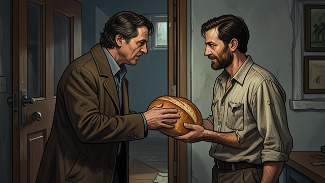 Hans’s Mistake from "The Book Thief". Hans’s Mistake Compassionate Action Hans gives bread to a starving prisoner because he cannot watch suffering without responding.