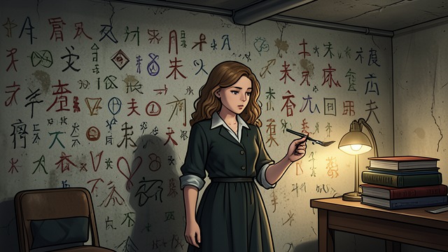 Wall of Words from "The Book Thief". Wall of Words Paint as Text Liesel spells words and paints them across the basement wall. The room gradually becomes a record of acquired language.