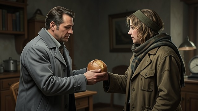 Bread’s Consequence from "The Book Thief". Bread’s Consequence A Single Gesture Hans gives bread to a Jewish prisoner in public. The action is small materially but enormous politically.
