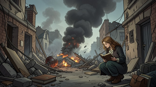 The Bombs Arrive from "The Book Thief". The Bombs Arrive Himmel Street Flattened The bombs strike while the residents sleep.