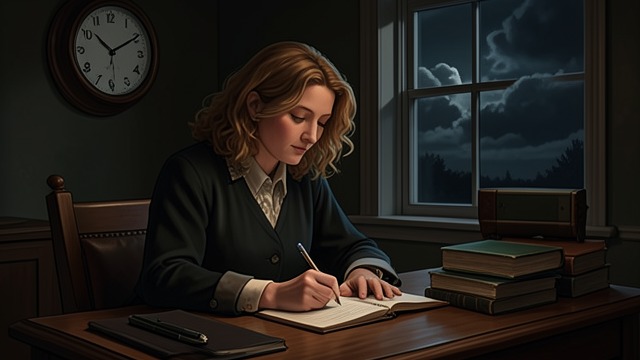 The Manuscript Begins from "The Book Thief". The Manuscript Begins A Basement Writer Liesel begins writing The Book Thief manuscript after receiving Ilsa Hermann’s blank book.