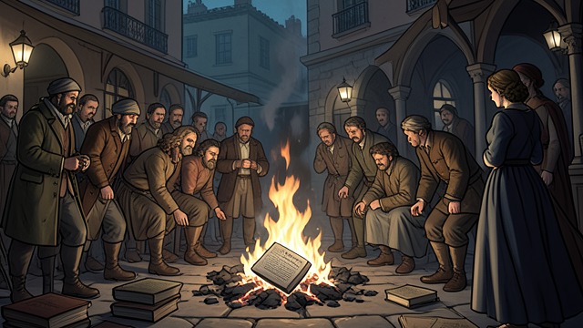 Ashes and Anger from "The Book Thief". Ashes and Anger The Forbidden Object Liesel watches Nazi book burning in Molching and sees The Shoulder Shrug surviving beneath the ashes.