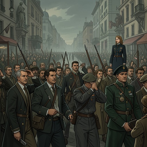 The Human Cost of Ideology from "The Book Thief". This flow traces how Nazi ideology moves from slogans and institutions into bodily violence and ordinary choices.