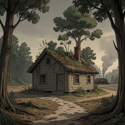 The Geography of Home from "The Book Thief". This flow traces how places shift from hostile settings into emotional landmarks and finally into ruins.