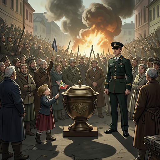 The Deaths of Neighbors from "The Book Thief". This flow traces how individual deaths around Himmel Street accumulate into a collective portrait of wartime suffering.