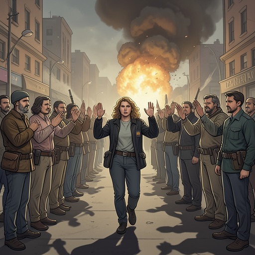 Resistance Without Organization from "The Book Thief". This flow traces small acts of refusal that never form a formal rebellion but accumulate into moral resistance.