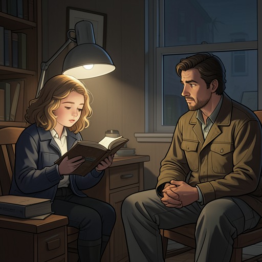 Reading as Relationship from "The Book Thief". This flow traces how Liesel’s reading connects her to Hans Hubermann, Max Vandenburg, Ilsa Hermann, and the frightened neighbors of Molching.