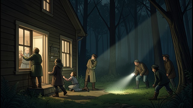 A Missing Child from "Leave the World Behind". A Missing Child The Search Begins The adults discover Rose is gone and search the house, yard, garage, and woods.