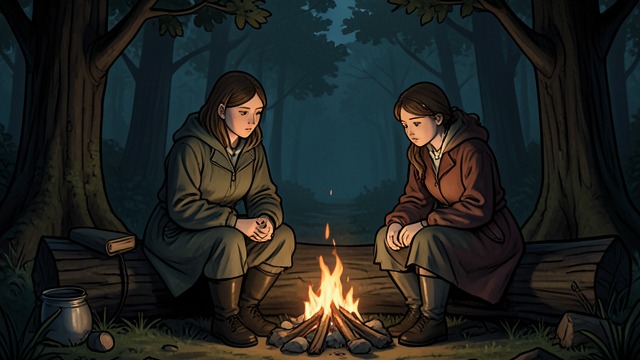 A Shared, Unfinished Refuge from "Leave the World Behind". A Shared, Unfinished Refuge Accepting Assistance Amanda apologizes to Ruth and acknowledges their shared fear for their daughters and children.