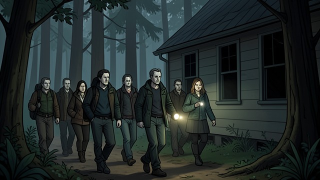 The Return to Shelter from "Leave the World Behind". The Return to Shelter A Changed Decision George and Clay decide not to continue to the hospital.
