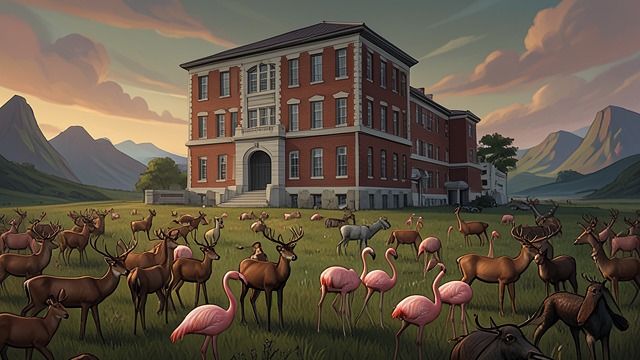 A Changed Living World from "Leave the World Behind". A Changed Living World Displaced Animals The novel describes deer moving in enormous numbers and flamingos appearing far from their expected setting.