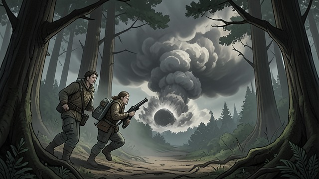 A Disturbance Separates Them from "Leave the World Behind". A Disturbance Separates Them The Noise Interrupts Play The tremendous sound reaches the woods and forces Archie and Rose to respond to a danger they cannot…