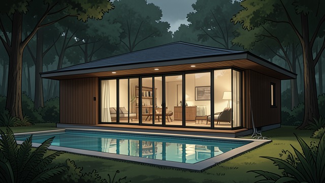 A Designed Retreat from "Leave the World Behind". A Designed Retreat The Promise of Comfort The vacation house offers clean rooms, a pool, air-conditioning, and carefully chosen amenities.