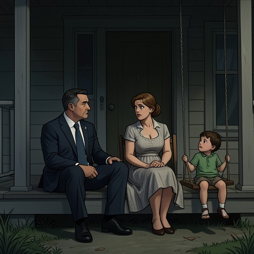 The Renters and the Homeowners from "Leave the World Behind". This flow traces two families’ uneasy encounter as a vacation rental becomes their shared refuge during an unexplained emergency.