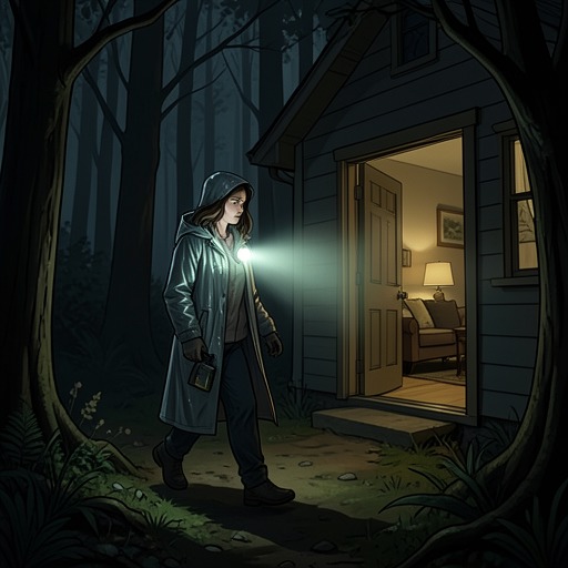 Rose’s Resourcefulness from "Leave the World Behind". This flow follows Rose’s independent response to the crisis as she plans, travels, enters an empty house, and gathers supplies.
