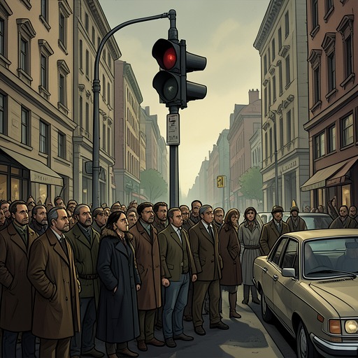 The Fragility of Social Order from "Leave the World Behind". This flow traces how the novel’s emergency exposes social coordination as an agreement that can fail faster than people can respond.