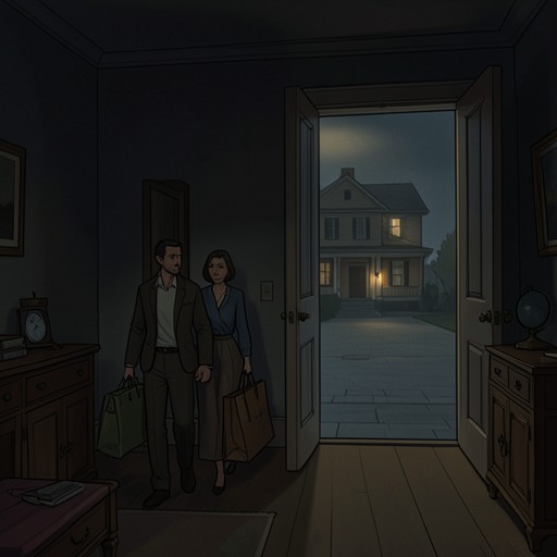 The Blackout’s Expanding Mystery from "Leave the World Behind". This flow follows the family’s movement from a limited power outage report toward evidence of a vast, unexplained breakdown.