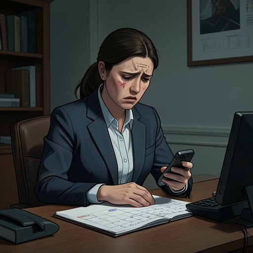 Amanda’s Crisis of Competence from "Leave the World Behind". This flow follows Amanda’s effort to manage work, motherhood, and uncertainty until ordinary competence can no longer contain her fear.